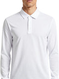 VivoInk Unisex Performance Mesh Long Sleeve Polo - 100%Polyester